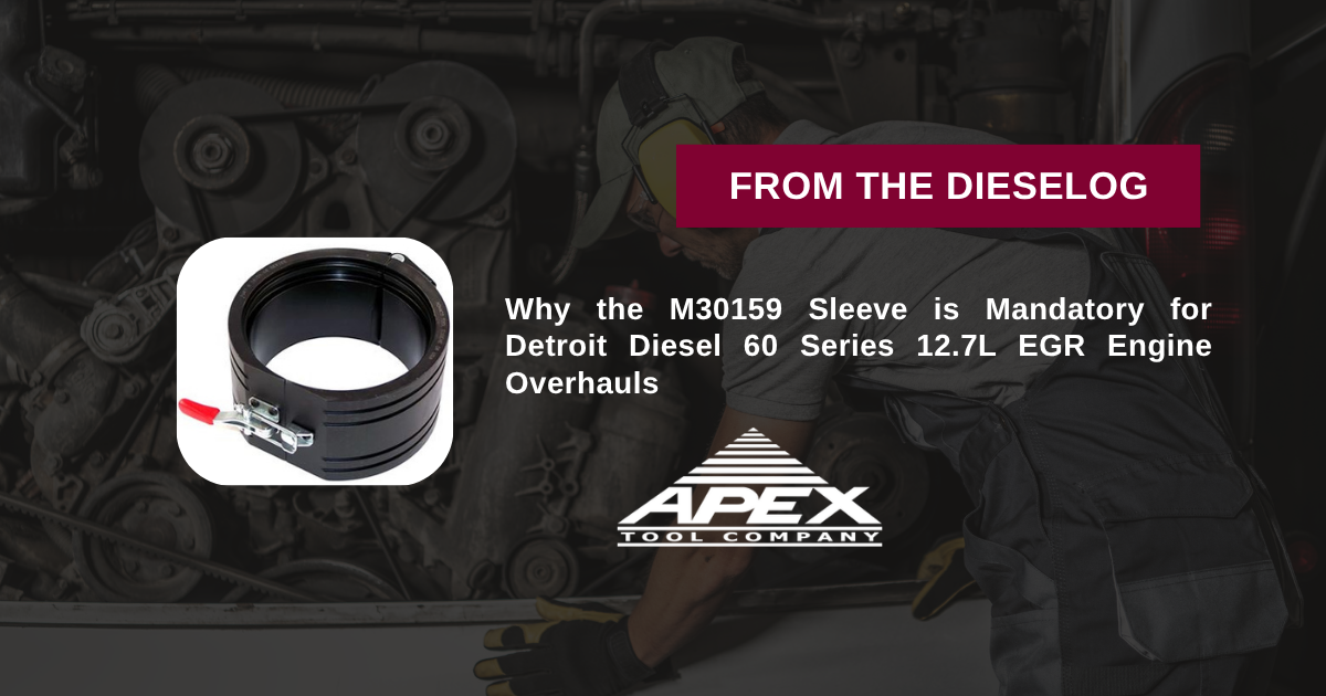 M30159 Heavy Duty Detroit Diesel 60 Series 12.7L EGR Piston Ring Compressor Tool J-46927
